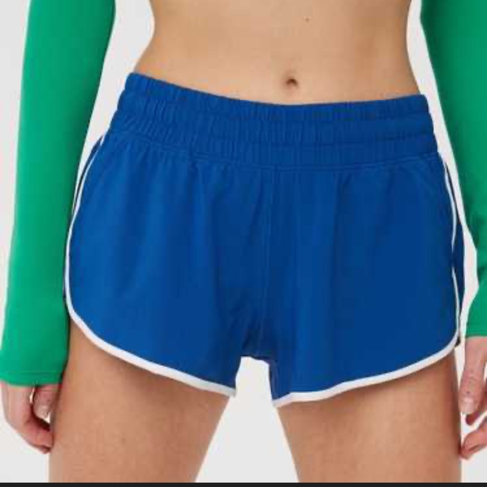 Offline‎ Aerie Blue Scrunch Elastic Waist Shorts